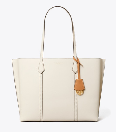 TORY BURCH Perry Triple-compartment Tote Bag - New Ivory image 3