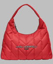 KARL LAGERFELD Voyage Med Tote Nylon - Crimson image 2