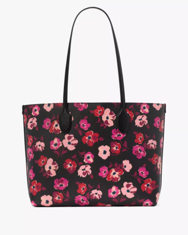 KATE SPADE  Bleecker Fall Poppies Large Tote image 1