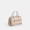 COACH Rowan Satchel Bag In Signature Canvas - Gold Sand Chalk image 0