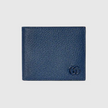 GUCCI GG Marmont leather flap wallet - Blue image