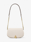MICHAEL KORS  Mila Medium Signature Logo Messenger Bag - Multi Light Cream image 2