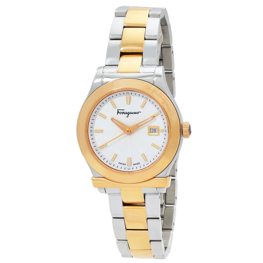FERRAGAMO1898 Quartz Silver Dial Two-Tone Ladies Watch image 3