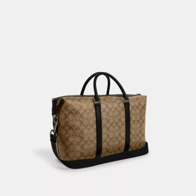 COACH Ellery Small Duffle Bag In Signature Canvas image 0