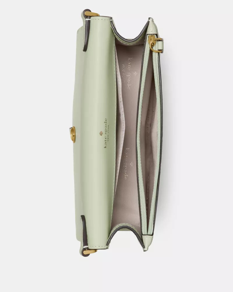 KATE SPADE Knott Mini Crossbody Bag - Light Olive image 3