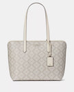 [AT DELHI] KATE SPADE Signature Spade Flower Large Tote - Dark Beige Multi image 0
