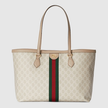 GUCCI Large Ophidia Tote Bag - Beige White image 4