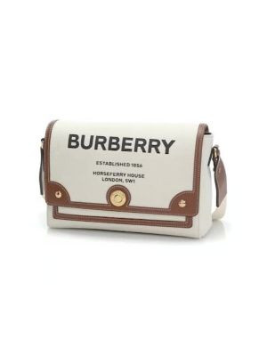 BURBERRY Medium Note Canvas Crossbody Bag - Natural Tan image 2