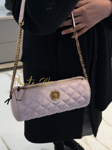 VERSACE Medusa Quilted Crossbody - Pink image 0