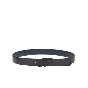 SALVATORE FERRAGAMO Men's Black Reversible And Adjustable Belt image 0