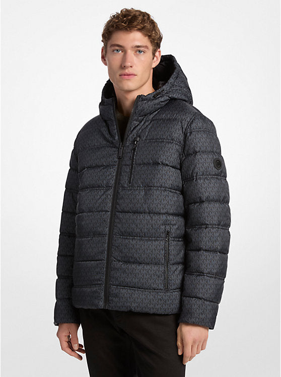 MICHAEL KORS Signature Logo Reversible Jacket - Black image 0