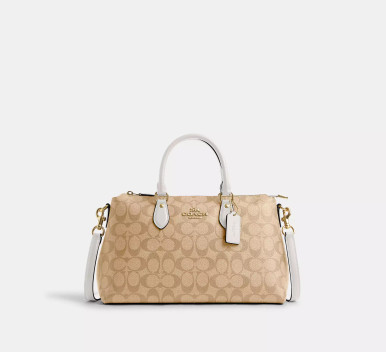 COACH Georgia Satchel In Signature Canvas image 4
