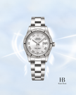 [Store Display] ROLEX Datejust Thunderbird Gray Oyster White Gold Stainless Steel 36mm