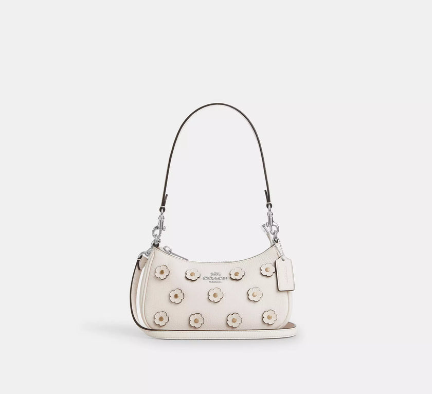 COACH Teri Mini Crossbody Bag With Floral Applique (Arriving In Delhi) image 0