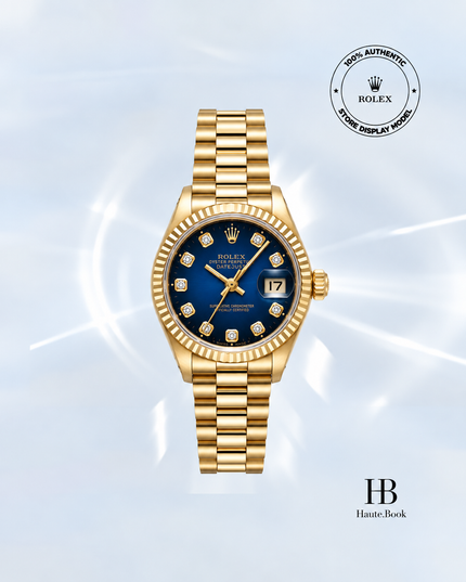 [Store Display] Rolex Datejust Blue Gradient Presidential 26 mm