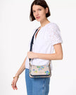 [AT DELHI] KATE SPADE Duet Spade Flower Floral Crossbody - Blazer Blue Multi image 1