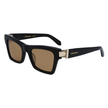 SALVATORE FERRAGAMO  Brown Cat Eye Ladies Sunglasses image 0