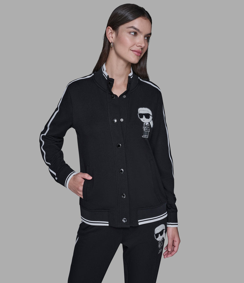 KARL LAGERFELD Karl Patch Track Jacket (Arriving In Delhi) image 0