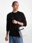 MICHAEL KORS Cooper Signature Logo Flight Bag - Bright Wht image 1