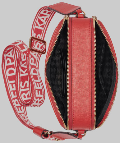 KARL LAGERFELD  Maybelle Camera Crossbody Crimson -  Crimson image 3
