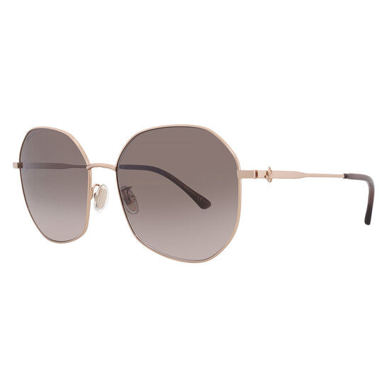 [ARRIVING] JIMMY CHOO Brown Gradient Butterfly Ladies Sunglasses image 1