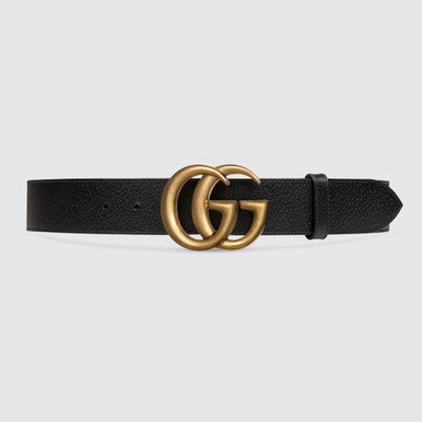GUCCI Gg Marmont  Wide Belt - Black image 1