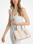 MICHAEL KORS Romee Small Pebbled Leather Satchel image 1