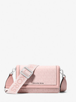 MICHAEL KORS Jet Set Small Signature Logo Print Woven Smartphone Crossbody Bag image 3