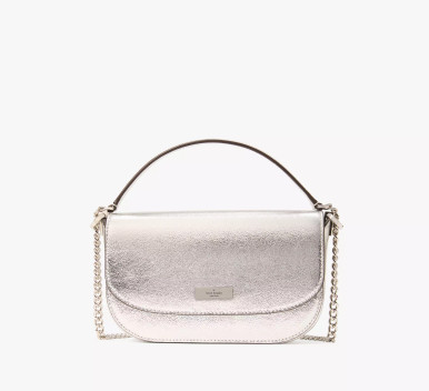 KATE SPADE  Krista Metallic Chain Flap Crossbody image 5