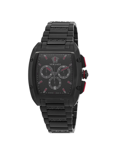 VERSACE Dominus Chronograph Quartz Black Dial Men's Watch image 0