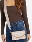 Guess Indira Logo Crossbody - Beige image 1