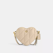 COACH Heart Crossbody Bag With Quilting image 3