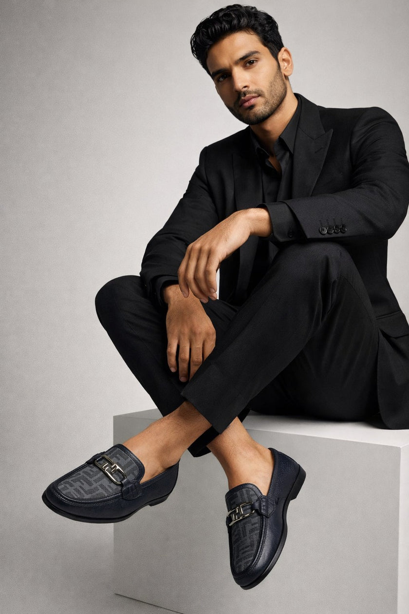 FENDI O'Lock Driving Shoes - Blue (@Delhi Studio) image 0