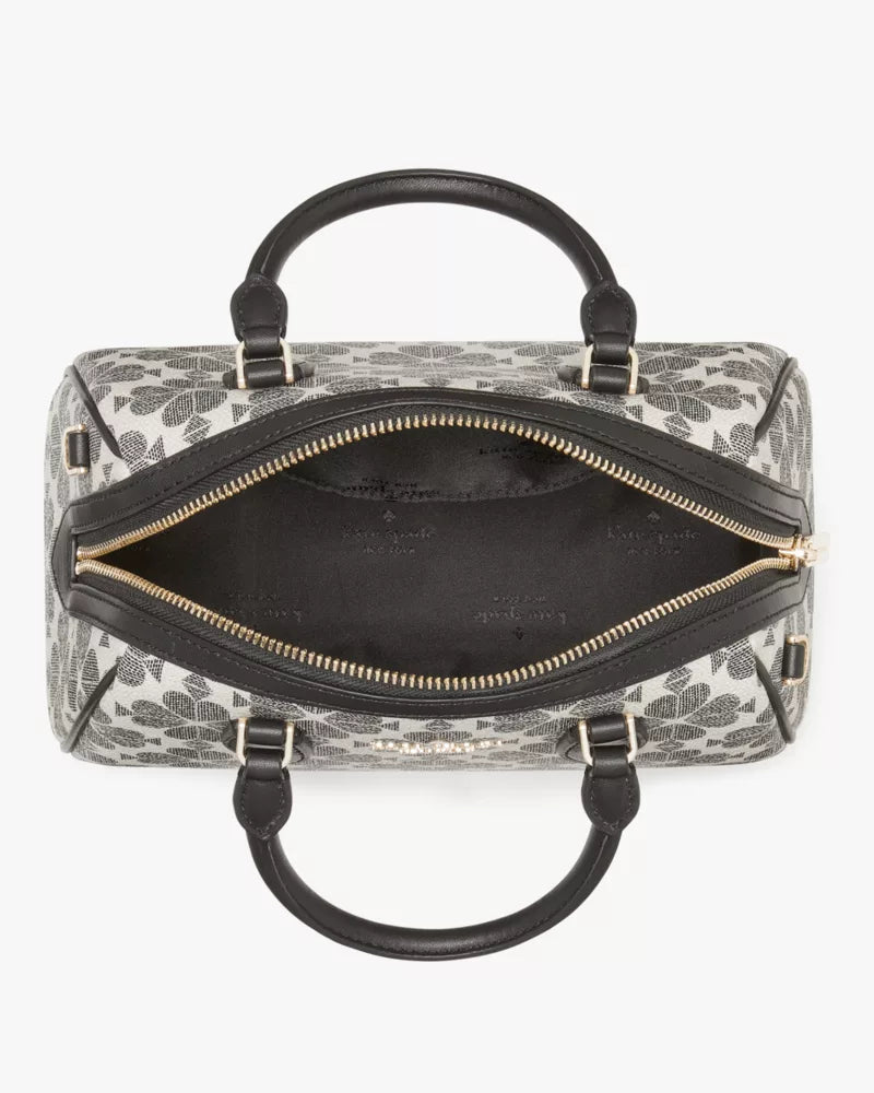 [AT DELHI] KATE SPADE Flower Small Dolly Duffle - Black Multi image 2