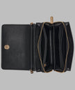 KARL LAGERFELDLourdes Suede Flap Crossbody image 3