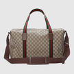 GUCCI Large Size Travel Bag With Web Stripe image 5