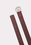 MICHAEL KORS Non Reversible Belt Dark Red image 1