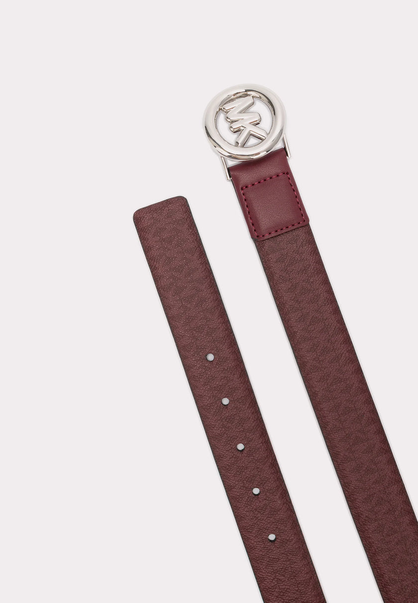 MICHAEL KORS Non Reversible Belt Dark Red image 1