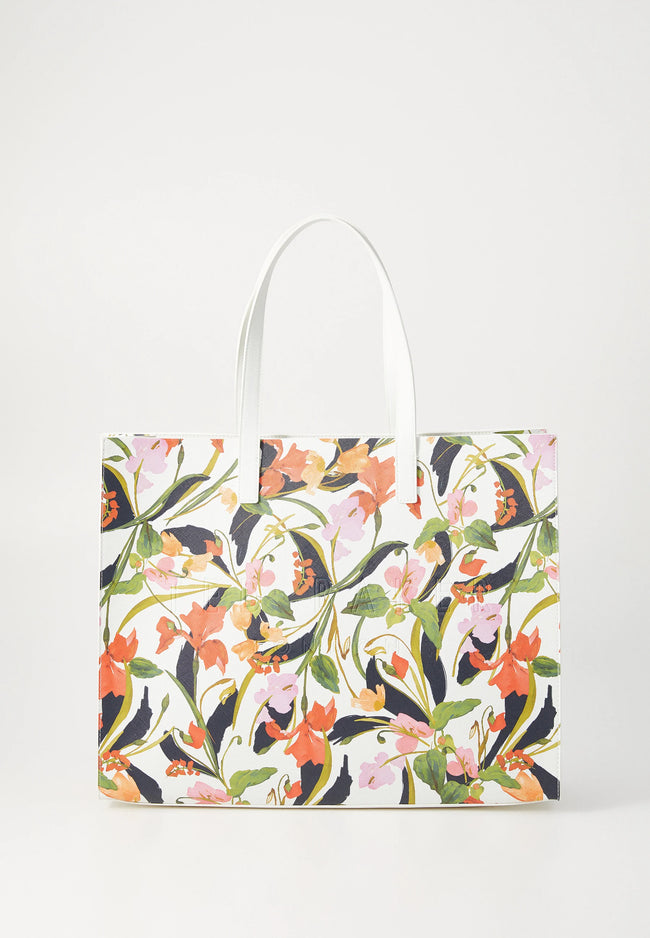 [AT DELHI] TED BAKER Women Floral Shopper Leather Tote Bag image 0