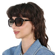 JIMMY CHOO Brown Gradient Square Ladies Sunglasses image 0