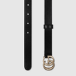 GUCCI  Gg Marmont Thin Belt - Black image 2