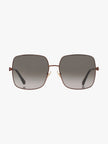 JIMMY CHOO Brown Square Ladies Sunglasses image 0