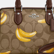 COACH Mini Rowan Crossbody In Signature Canvas With Banana Print image 4