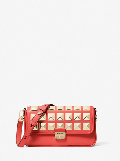 MICHAEL KORS Bradshaw Small Studded Leather Convertible Shoulder Bag image 2