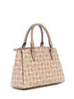 Guess Kyrie Logo Satchel - Beige image 2