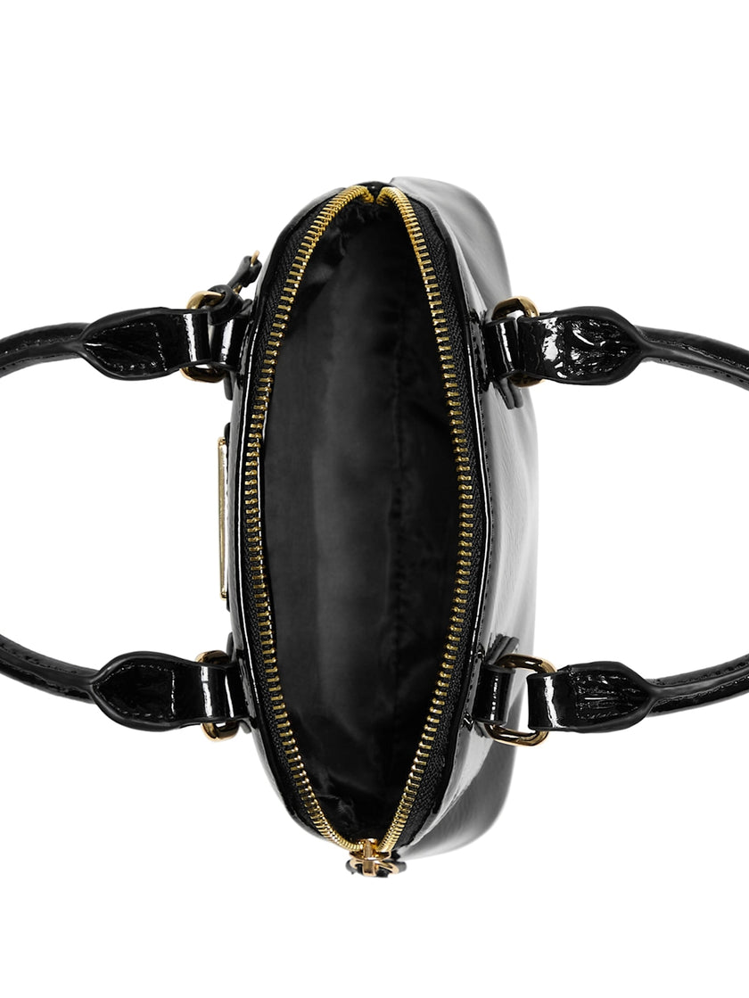 Guess Elise Dome Satchel - Black image 3