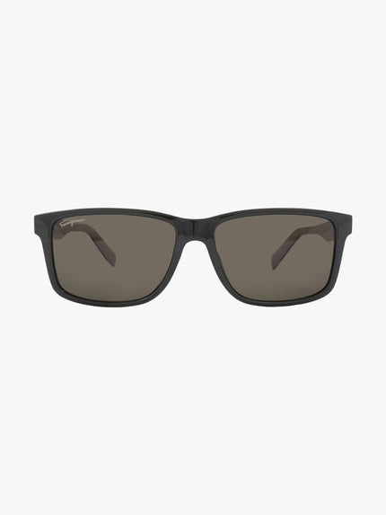 [ARRIVING] SALVATORE FERRAGAMO Salvatore Dark Grey Rectangular Men's Sunglasses image 0