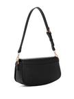 Guess Lumina Saffiano Shoulder Bag - Black image 1