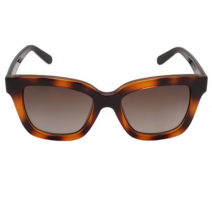 SALVATORE FERRAGAMO Salvatore Brown Gradient Rectangular Ladies Sunglasses image 0