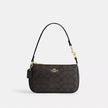 COACH Nolita 19 In Signature Canvas - Gold/Walnut/Black image 0